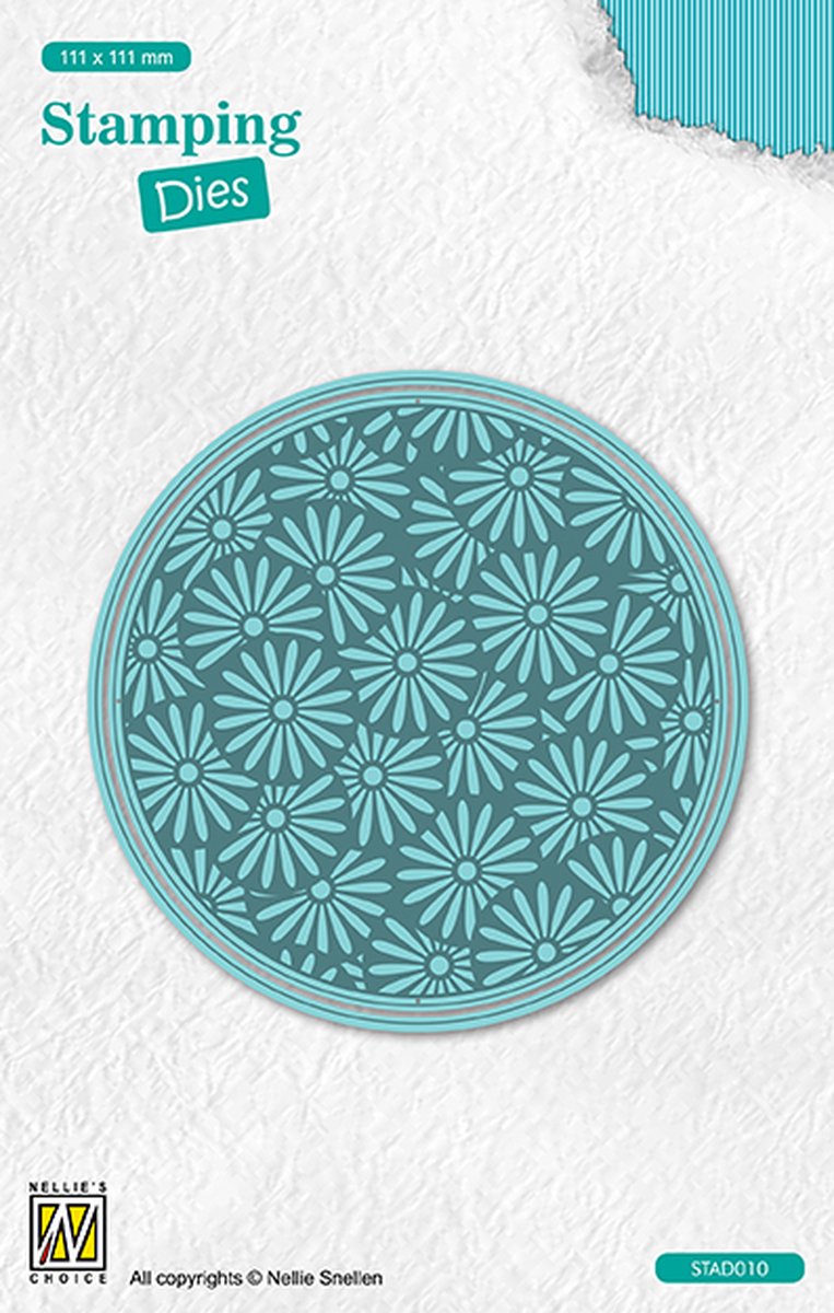 STAD010 Stamping Dies round Margerites